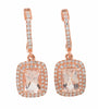 14K EFFY RG 1.90 CTW Morganite Earrings
