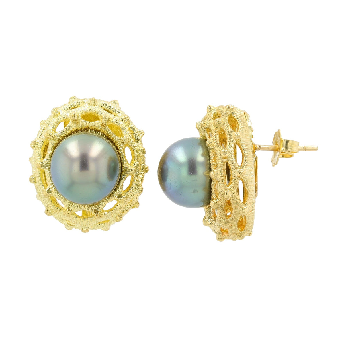 18K YG 10.3 MM Tahitian Pearl