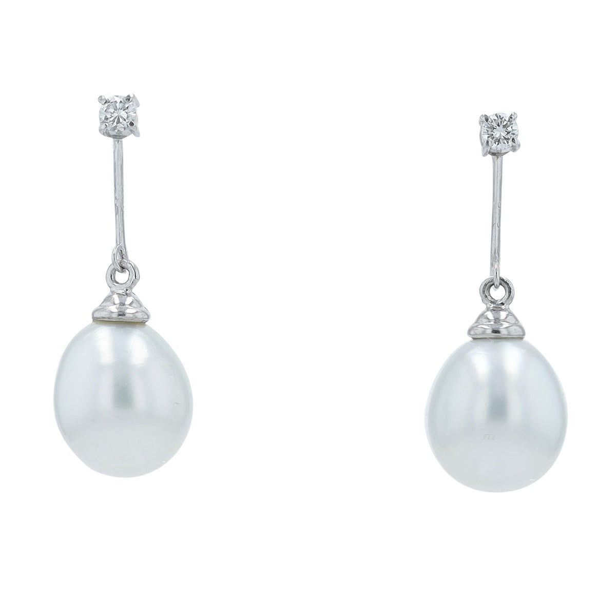 PT900 11.5 MM Pearl Drop Earrings
