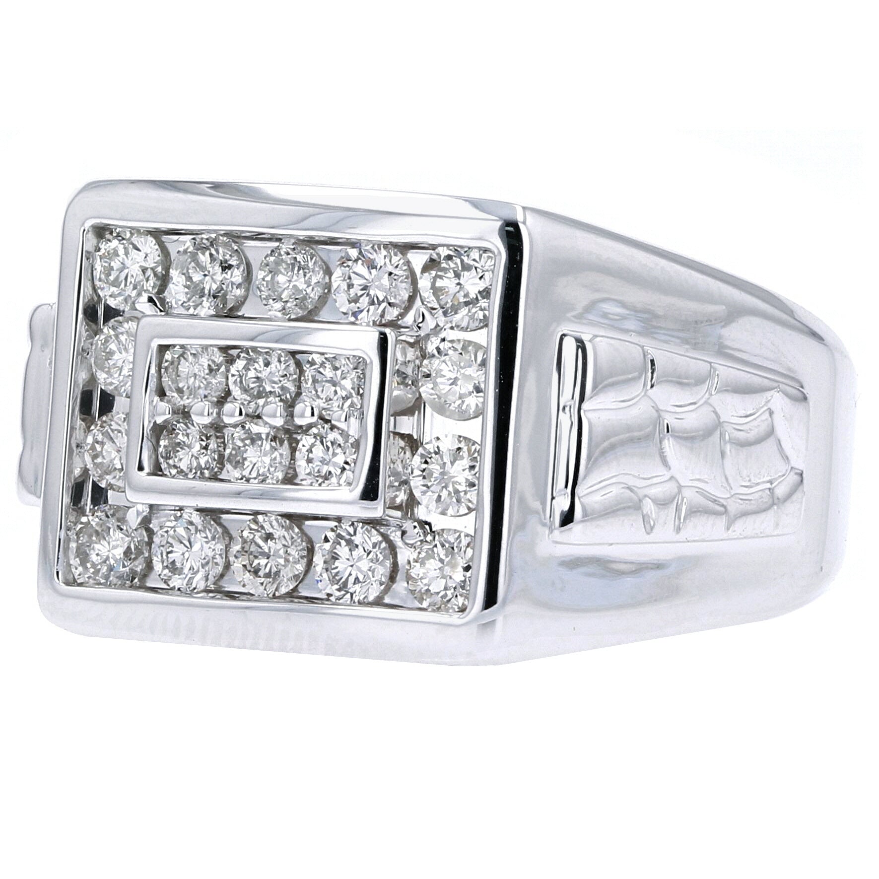 10K WG 1 CTW Diamond Gents Ring<p><strong>$449</p></strong>