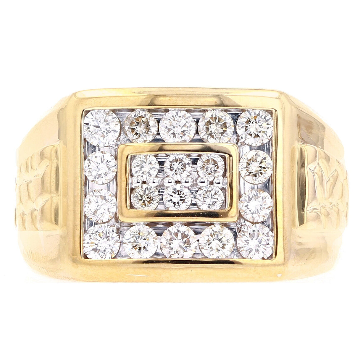 10K YG 1 CTW Diamond Gents Ring<p><strong>$529</p></strong>