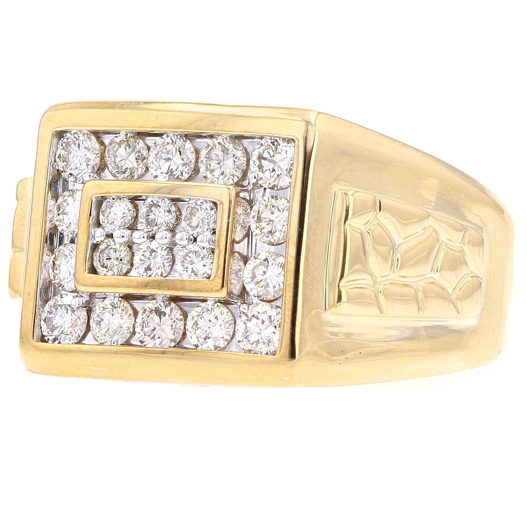 10K YG 1 CTW Diamond Gents Ring<p><strong>$529</p></strong>