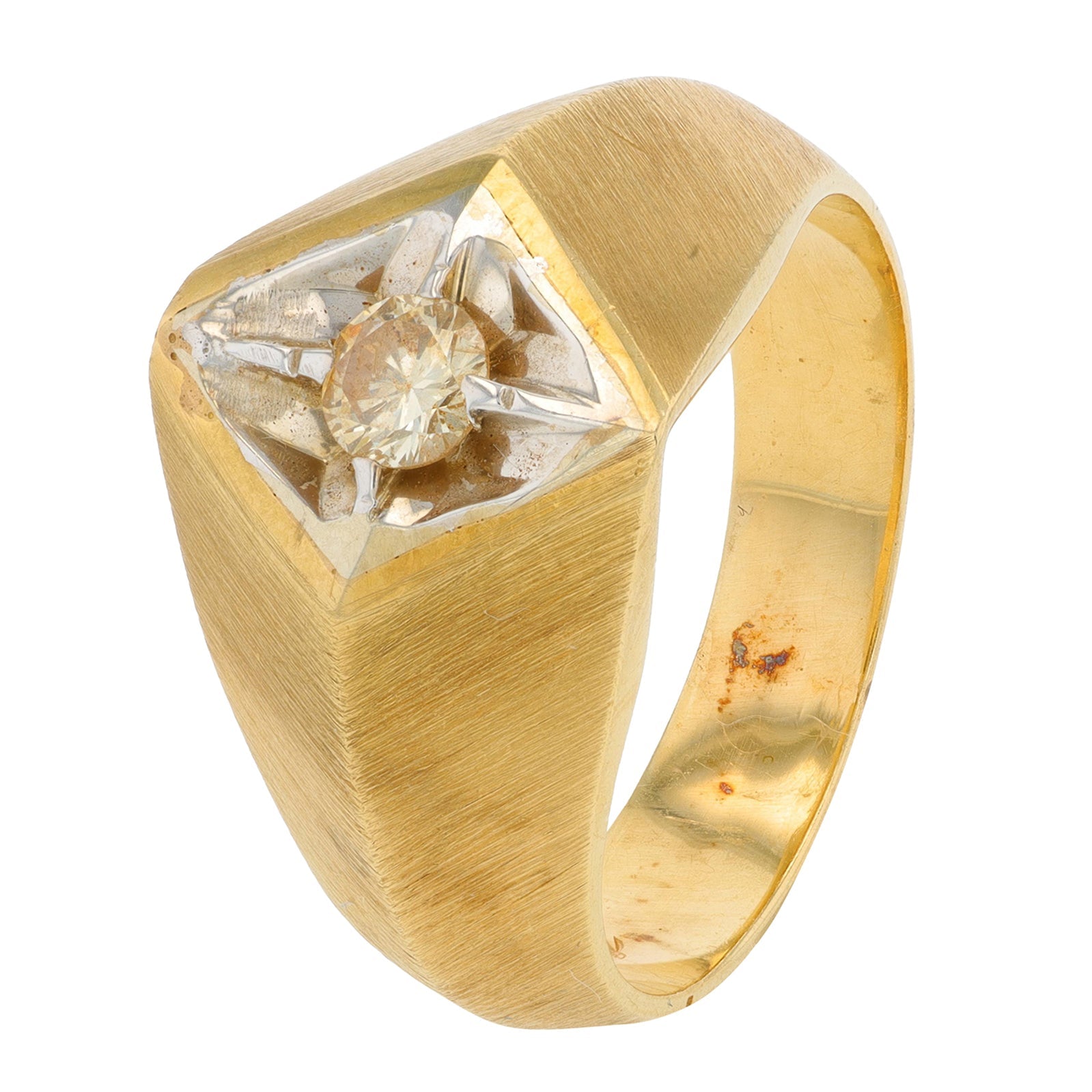 14K YG .25 CTW Diamond Gents Ring