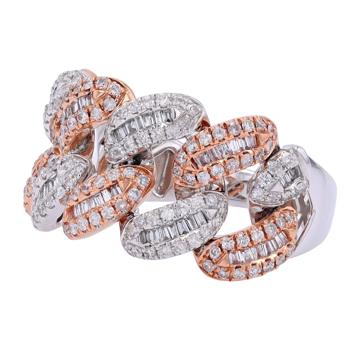 14K Diamond Links Gents Ring<p><strong>More Colors Available</p></strong>