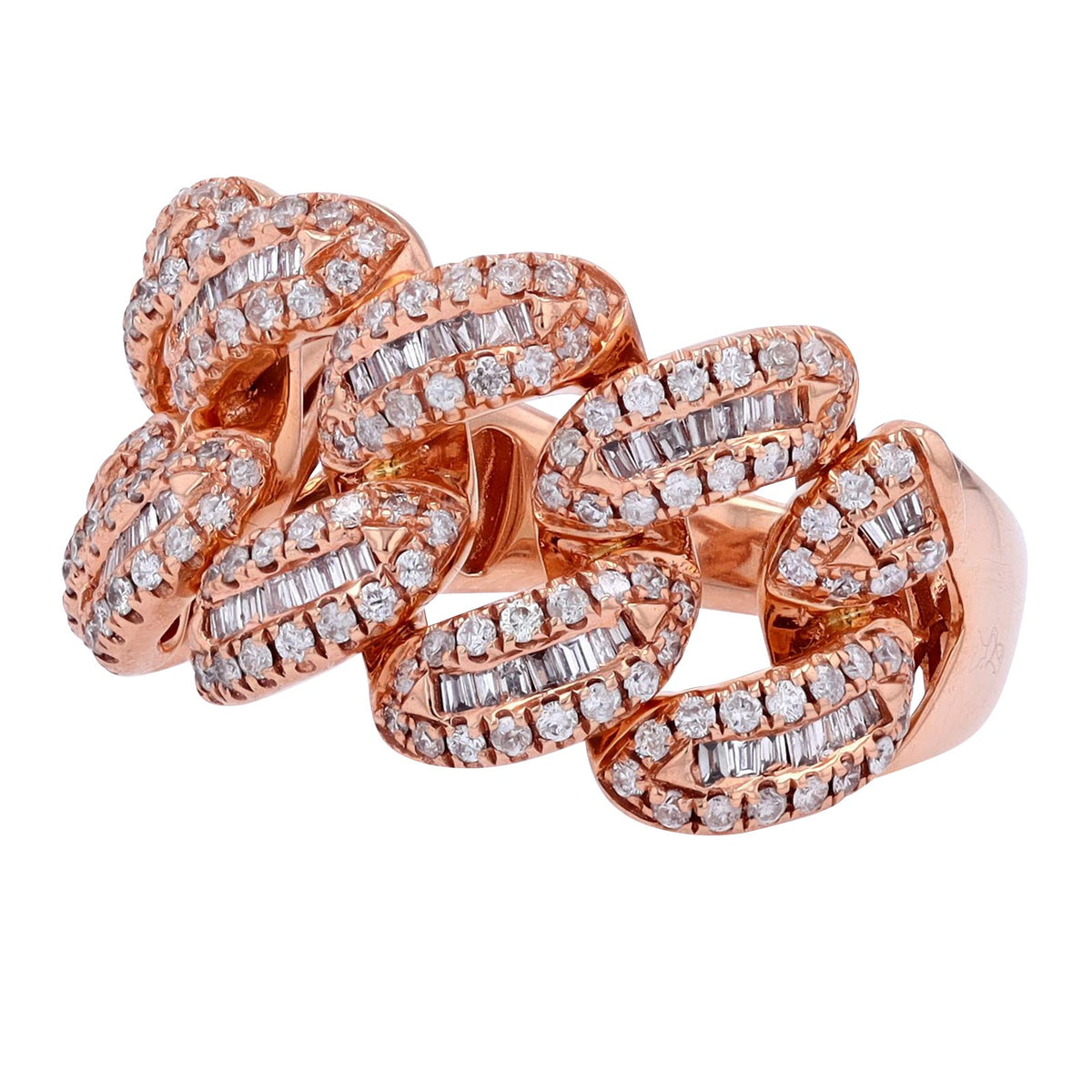 14K Diamond Links Gents Ring<p><strong>More Colors Available</p></strong>