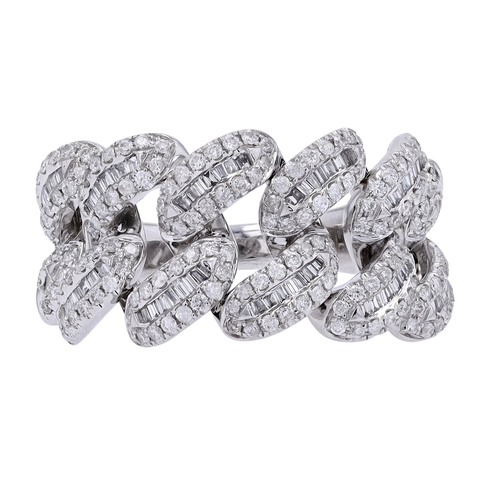 14K Diamond Links Gents Ring<p><strong>More Colors Available</p></strong>