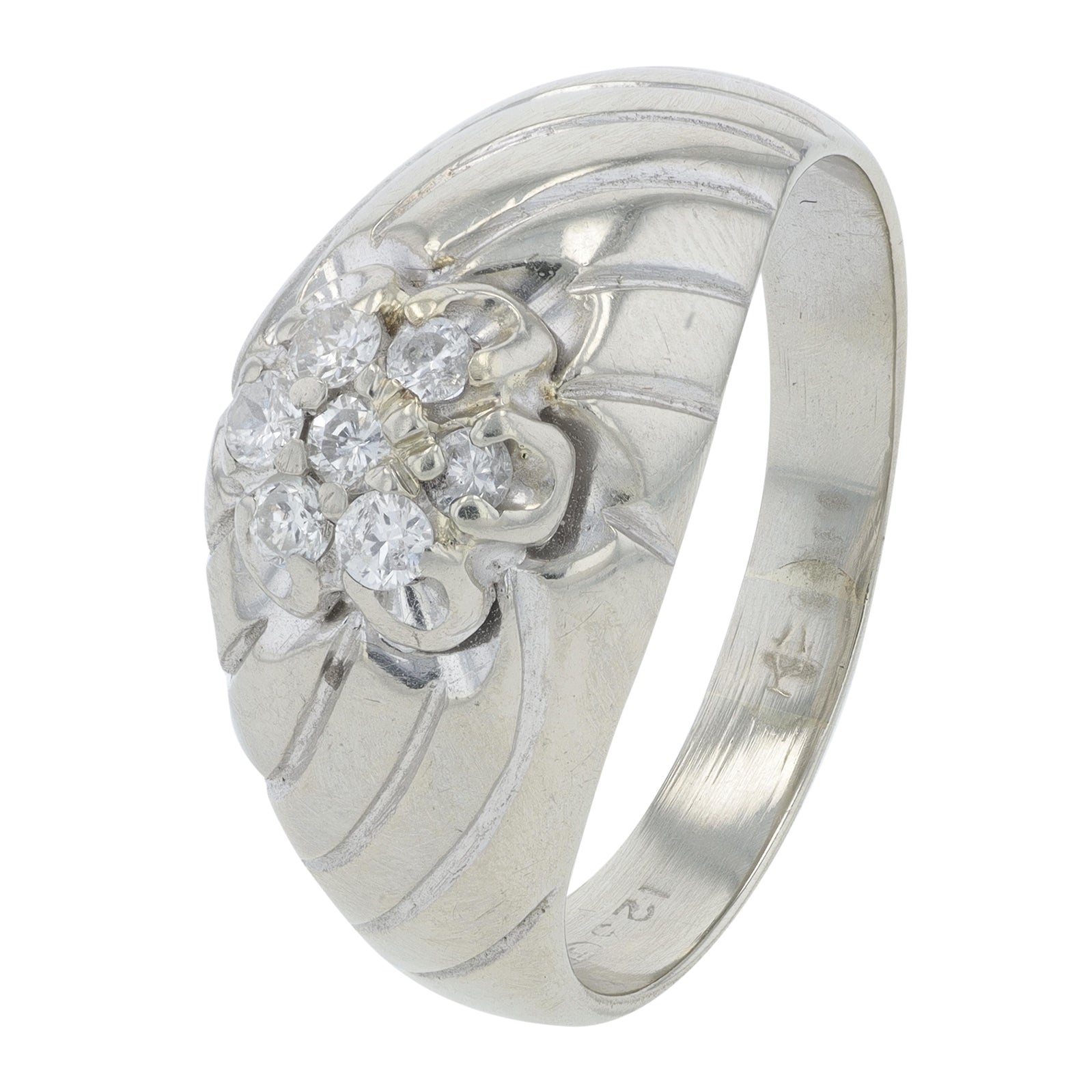 14K WG .25 CT Diamond Gents Ring