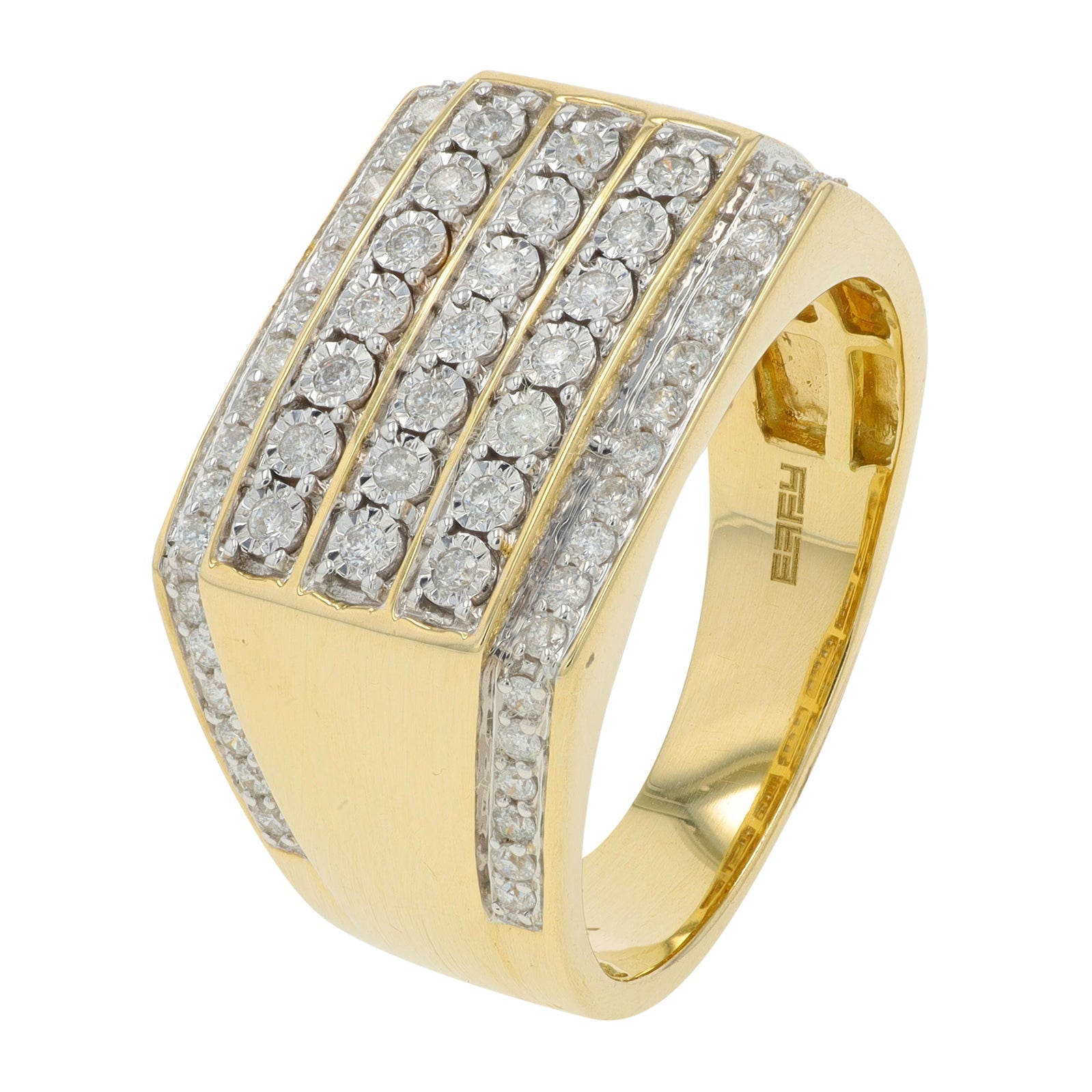 14K YG .50 CT Diamond EFFY Gents Ring