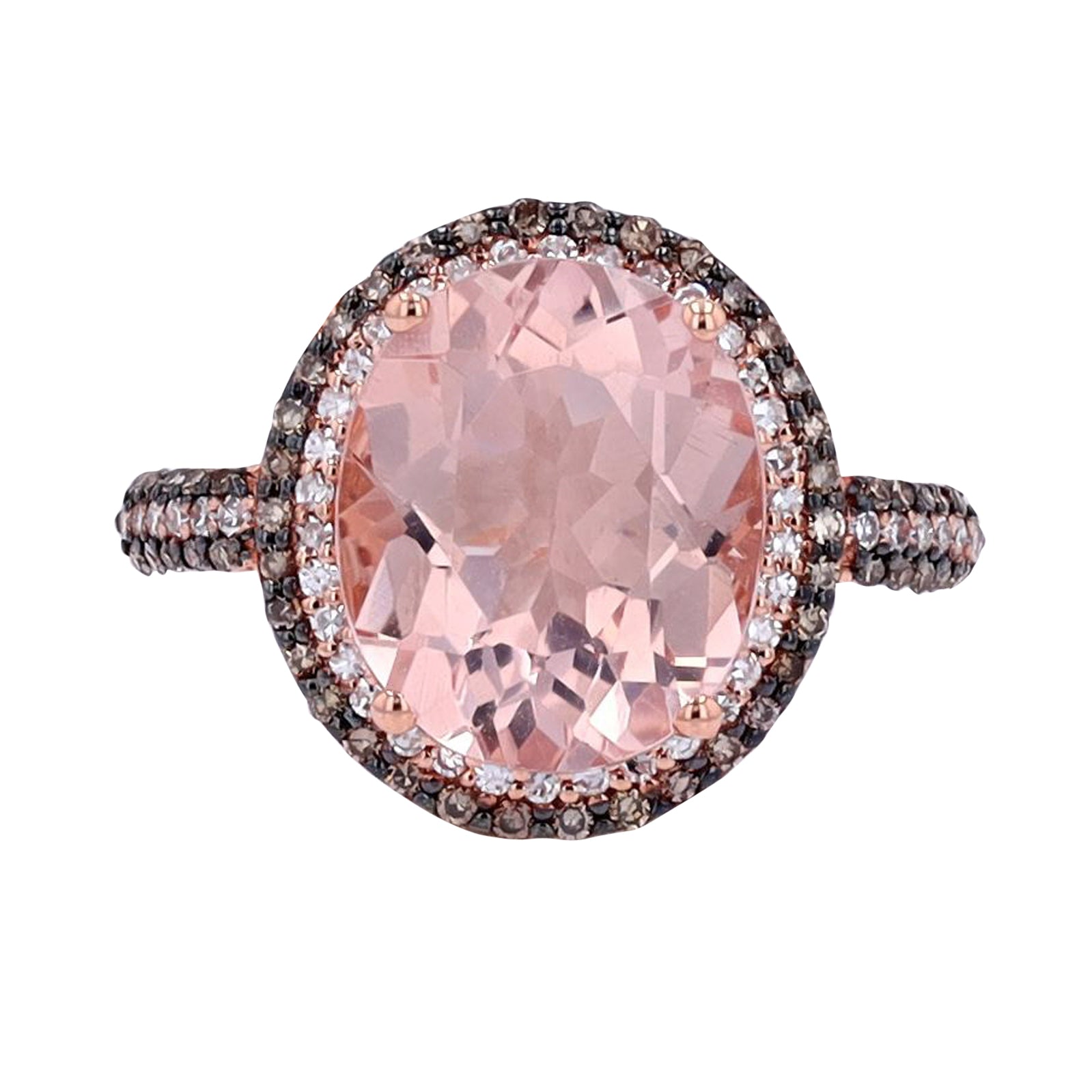 14K EFFY RG 3.90 CT Morganite Ring