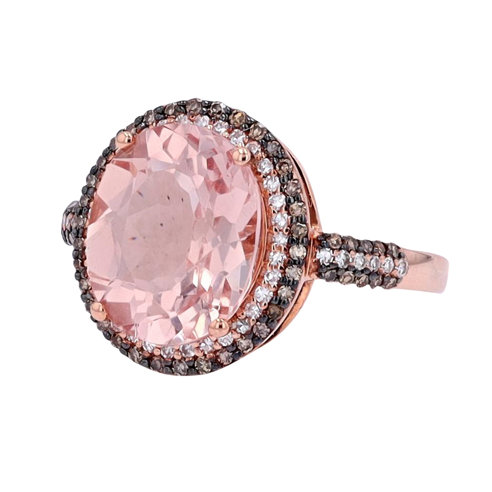 14K EFFY RG 3.90 CT Morganite Ring