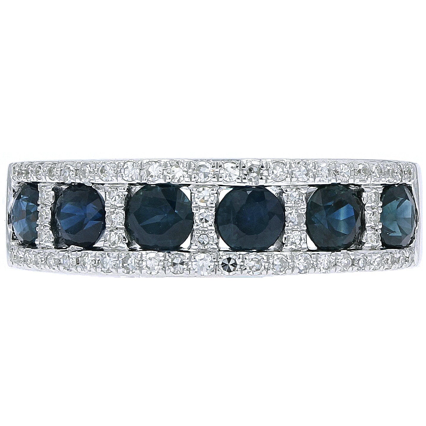 14K WG Sapphire EFFY Band