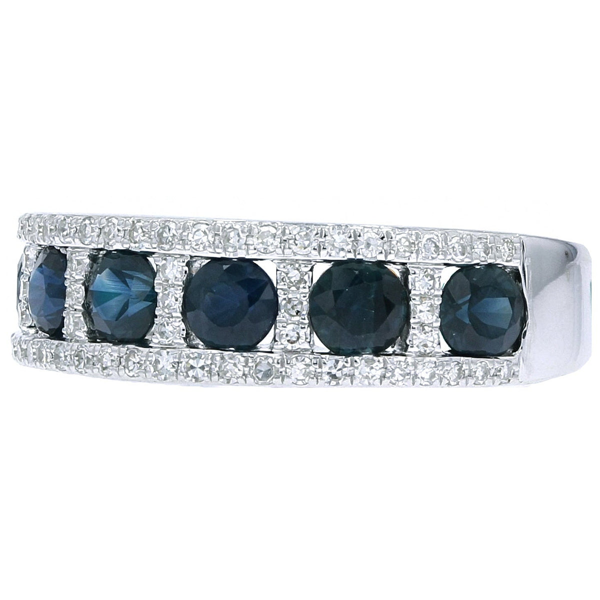 14K WG Sapphire EFFY Band