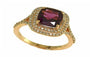 14K RG EFFY Rhodolite Ring