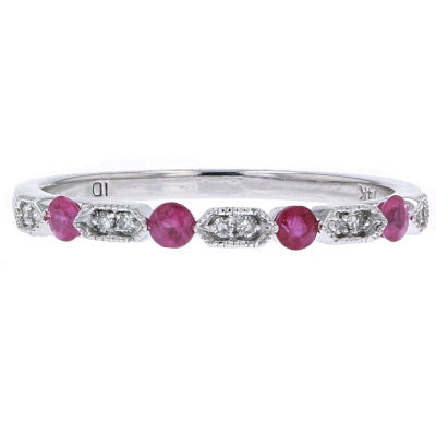 14K Ruby Stackable Band<p><strong>More Colors Available</p></strong>