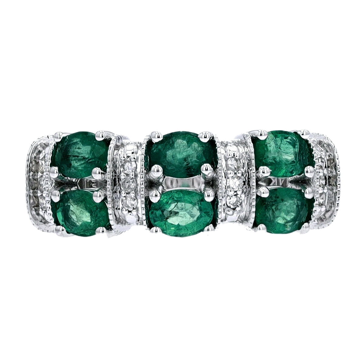 14K  Gemstone Band