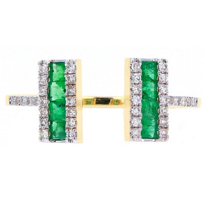 14K Gemstone Cuff Ring<p><strong>More Colors Available</p></strong>