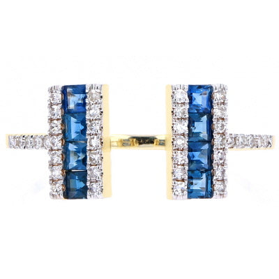 14K Gemstone Cuff Ring<p><strong>More Colors Available</p></strong>