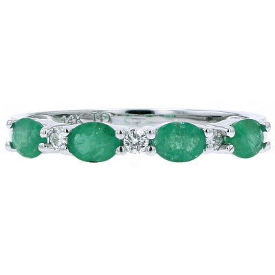 14K Emerald Stackable Band<p><strong>More Colors Available</p></strong>