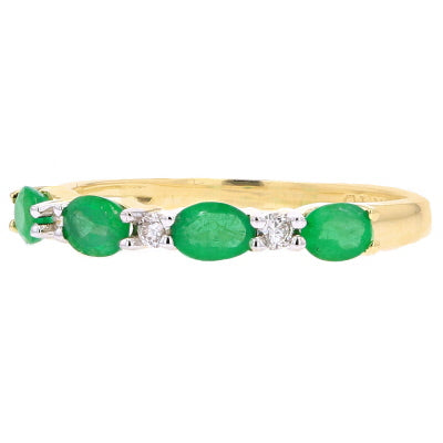 14K Emerald Stackable Band<p><strong>More Colors Available</p></strong>
