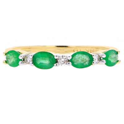 14K Emerald Stackable Band<p><strong>More Colors Available</p></strong>