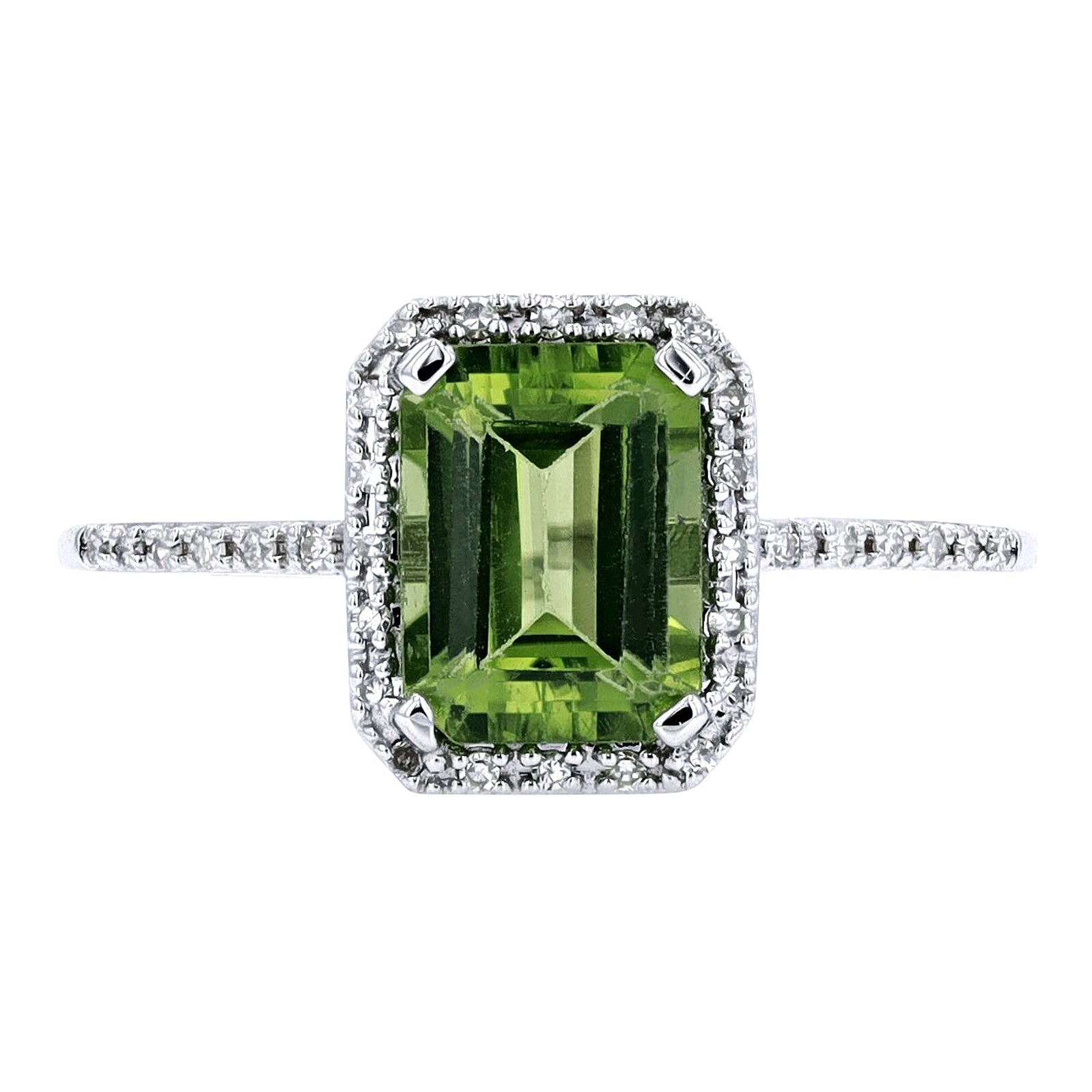 14K Gemstone Center Halo Ring<p><strong>More Colors Available</p></strong>