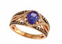14K EFFY RG 1.14 CT Tanzanite Center Ring