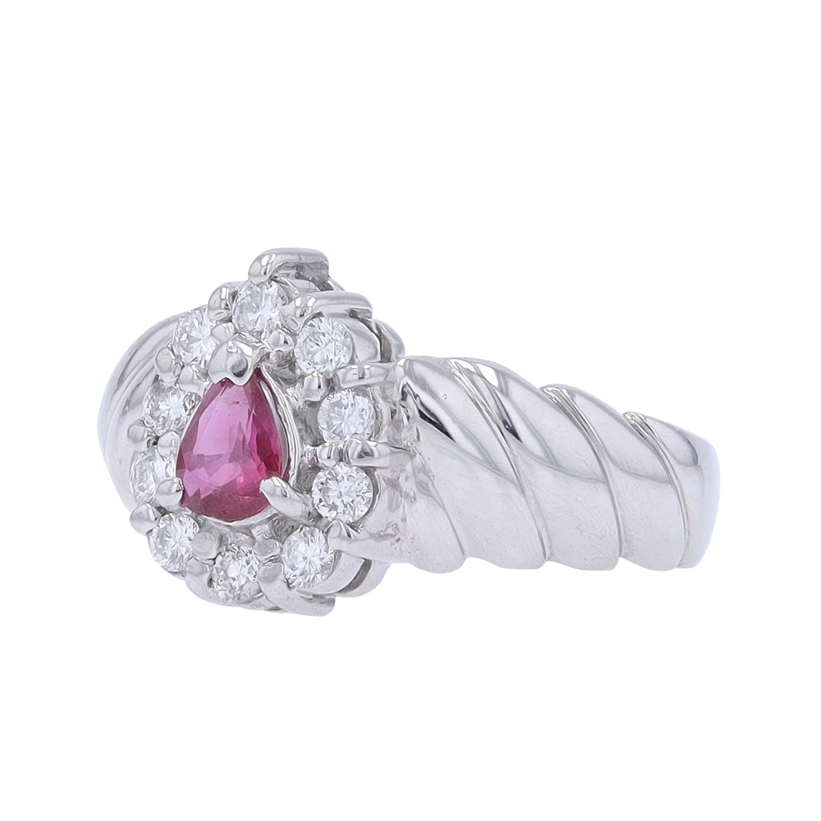 PT900 1/4 CT Ruby Center Ring<p><strong>$499</p></strong>