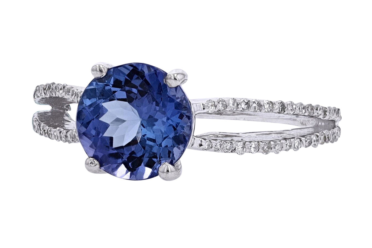 14K WG EFFY Tanzanite Ring
