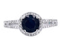 14K WG EFFY 1 1/2 CTR Sapphire Ring