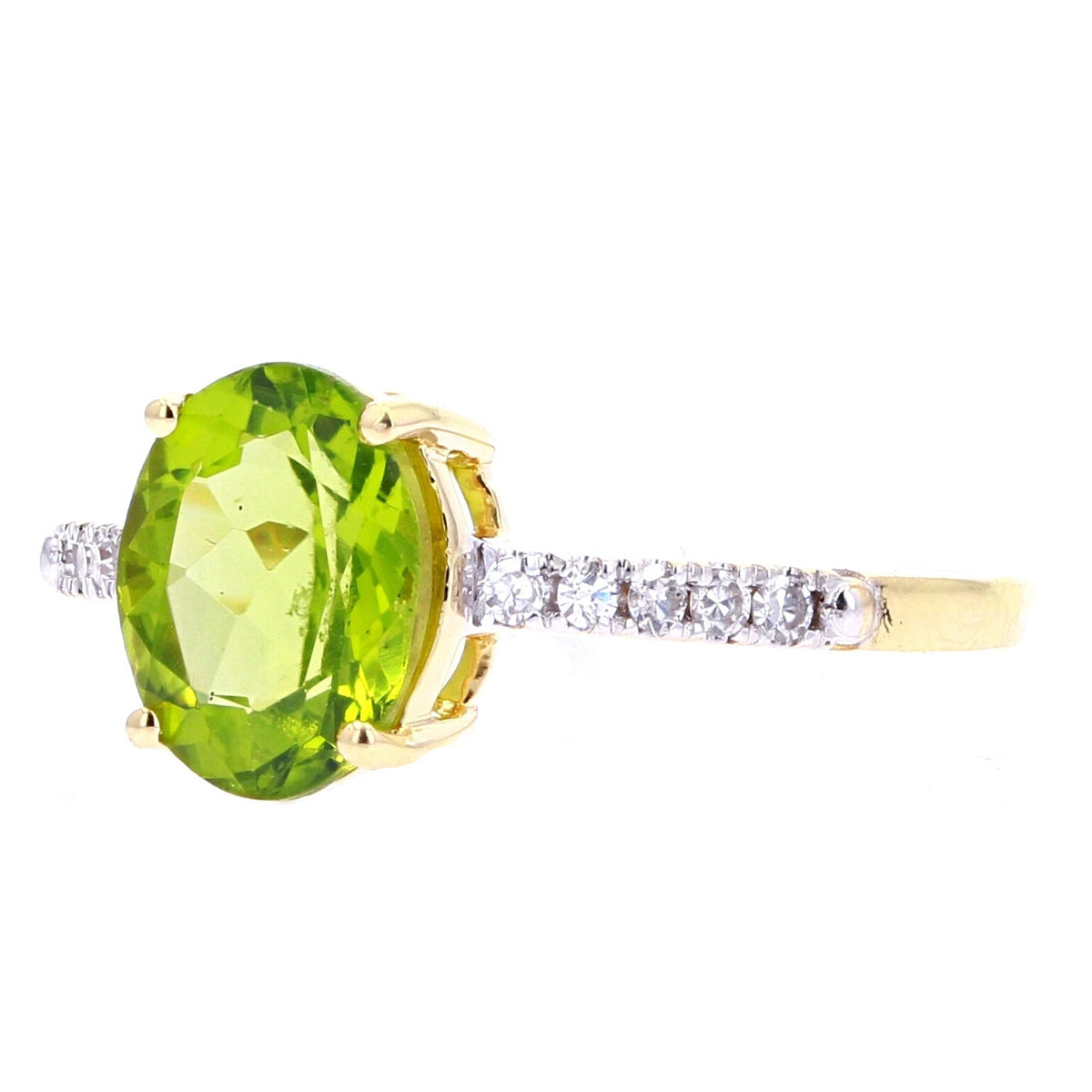 14K Oval Birthstone Rings<p><strong>More Colors Available</p></strong>