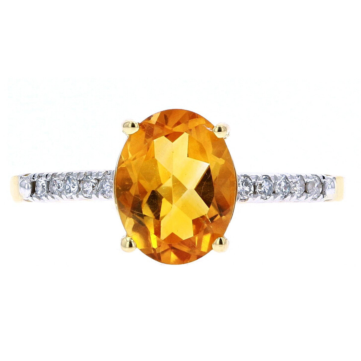 14K Oval Birthstone Rings<p><strong>More Colors Available</p></strong>