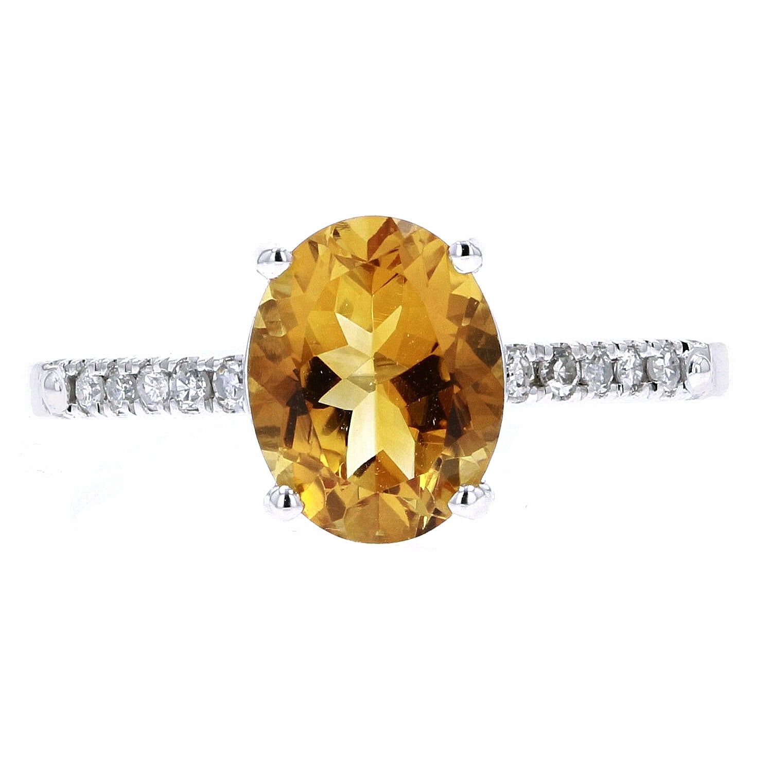 14K Oval Birthstone Rings<p><strong>More Colors Available</p></strong>