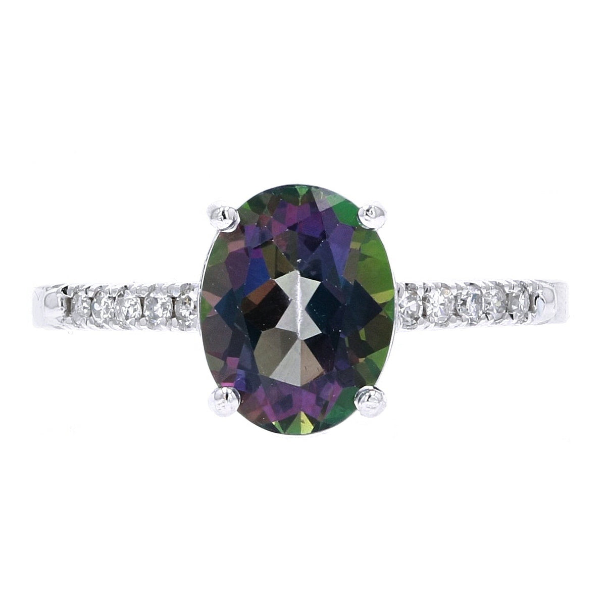 14K Oval Birthstone Rings<p><strong>More Colors Available</p></strong>