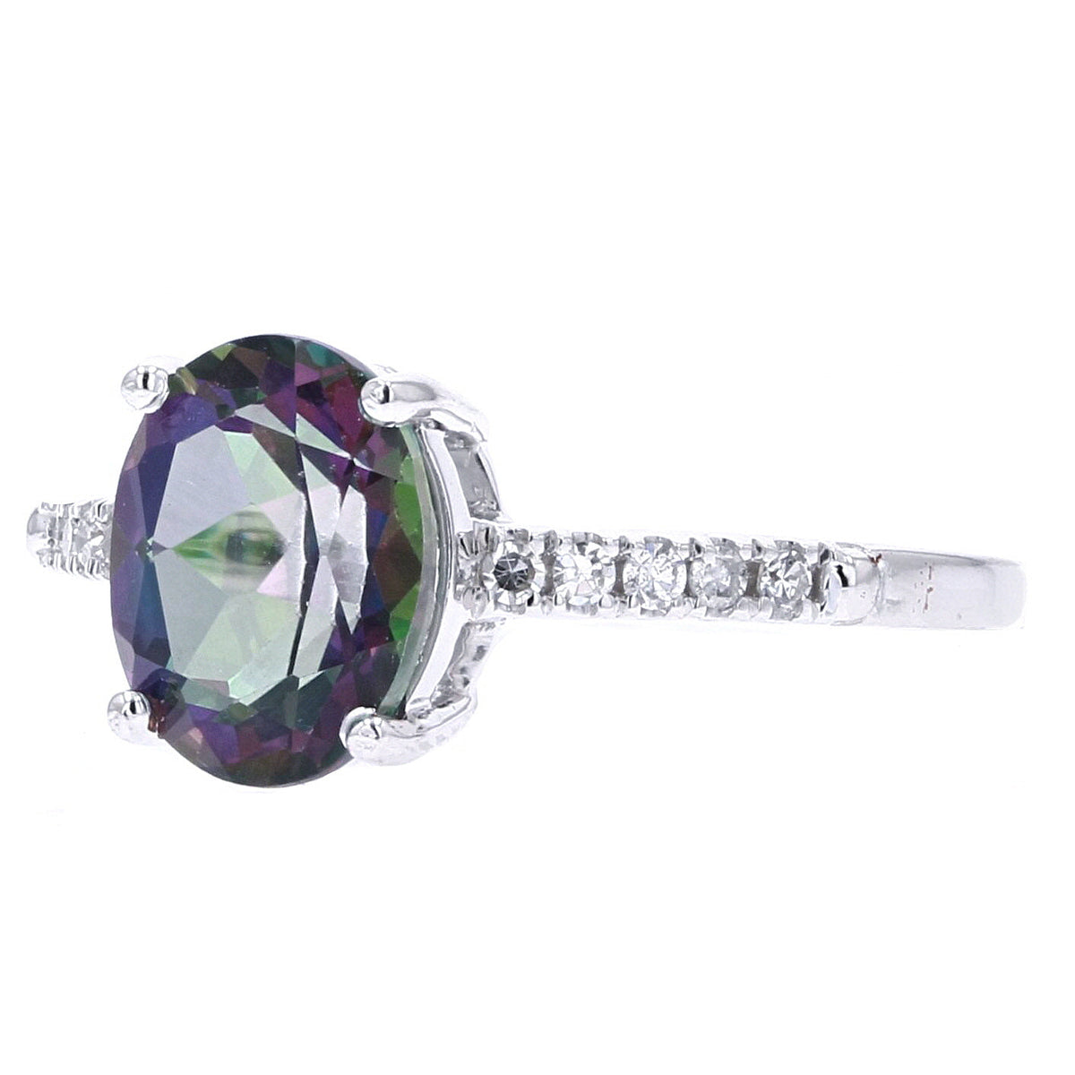 14K Oval Birthstone Rings<p><strong>More Colors Available</p></strong>