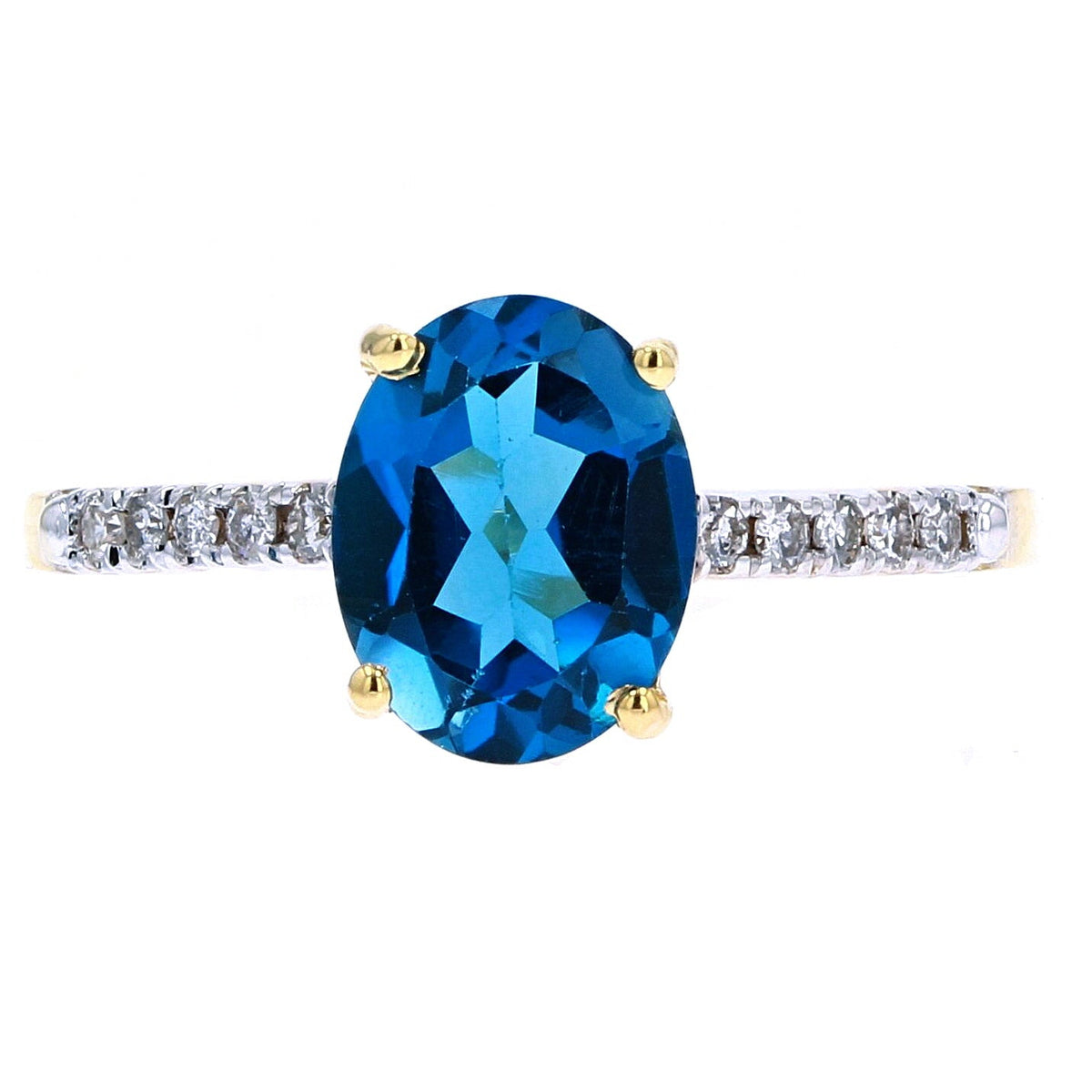 14K Oval Birthstone Rings<p><strong>More Colors Available</p></strong>