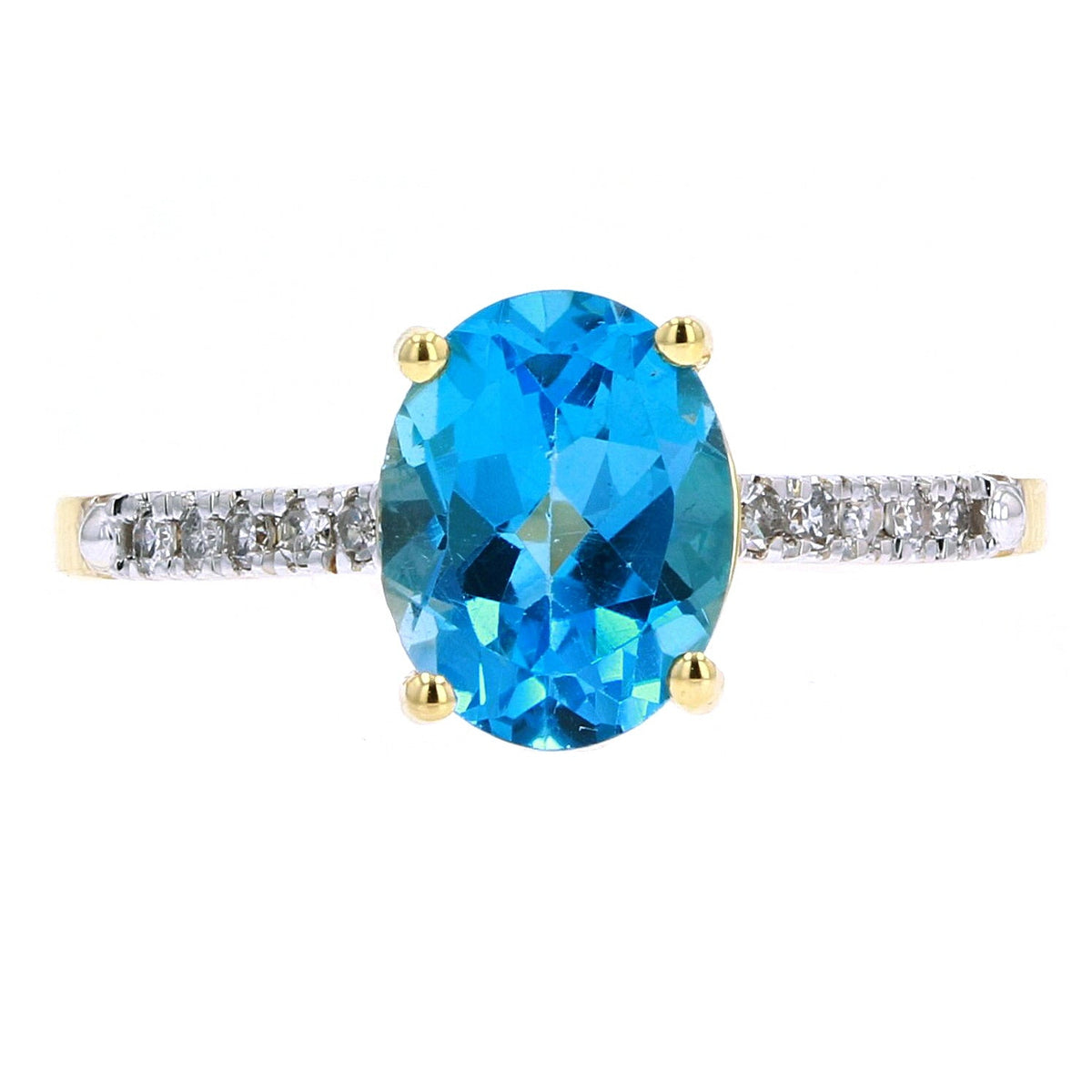 14K Oval Birthstone Rings<p><strong>More Colors Available</p></strong>