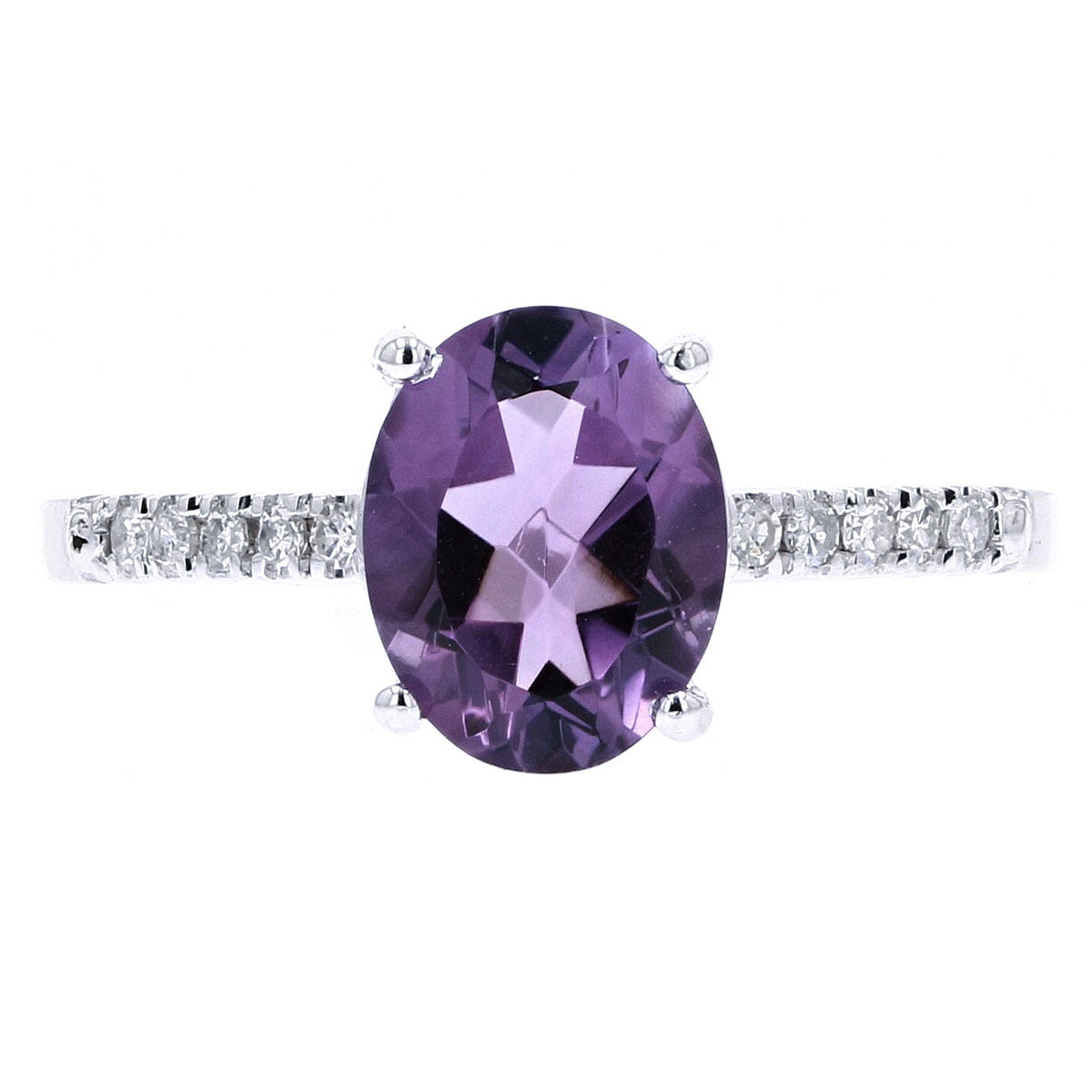 14K Oval Birthstone Rings<p><strong>More Colors Available</p></strong>