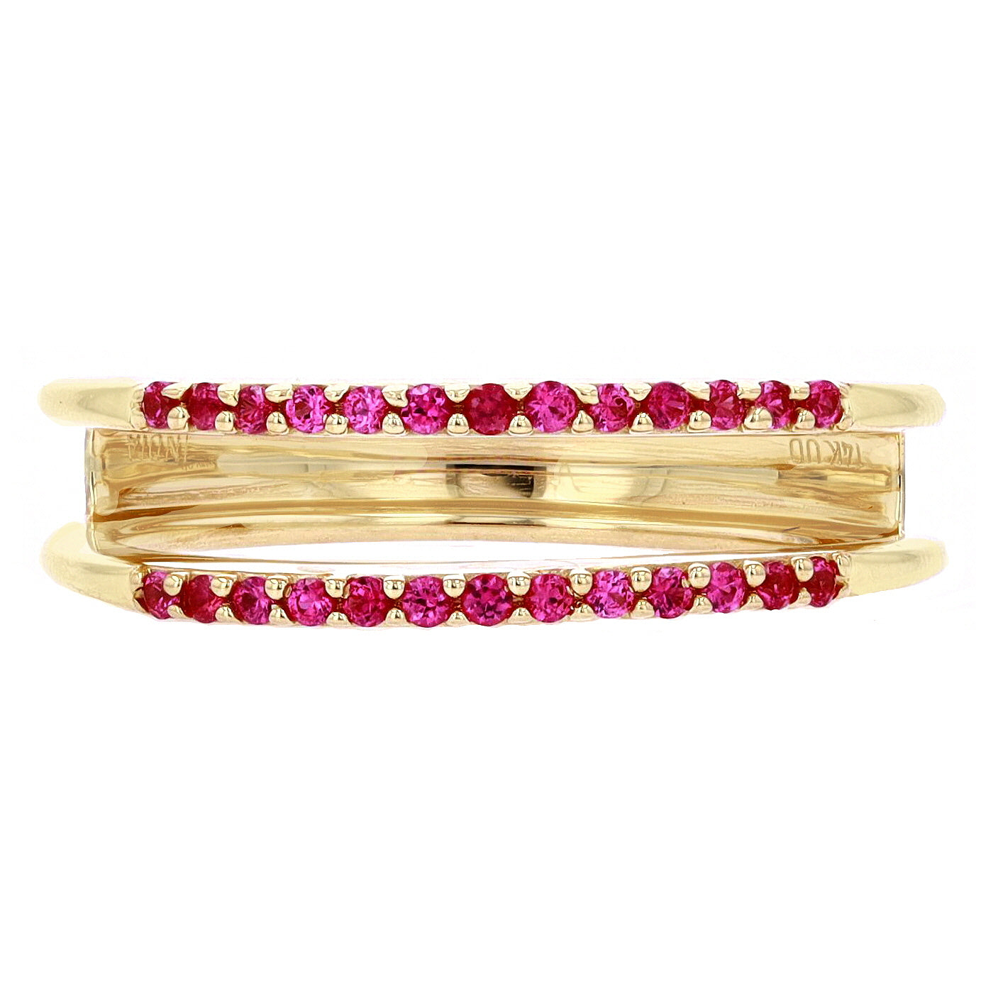14K YG Ruby Ring