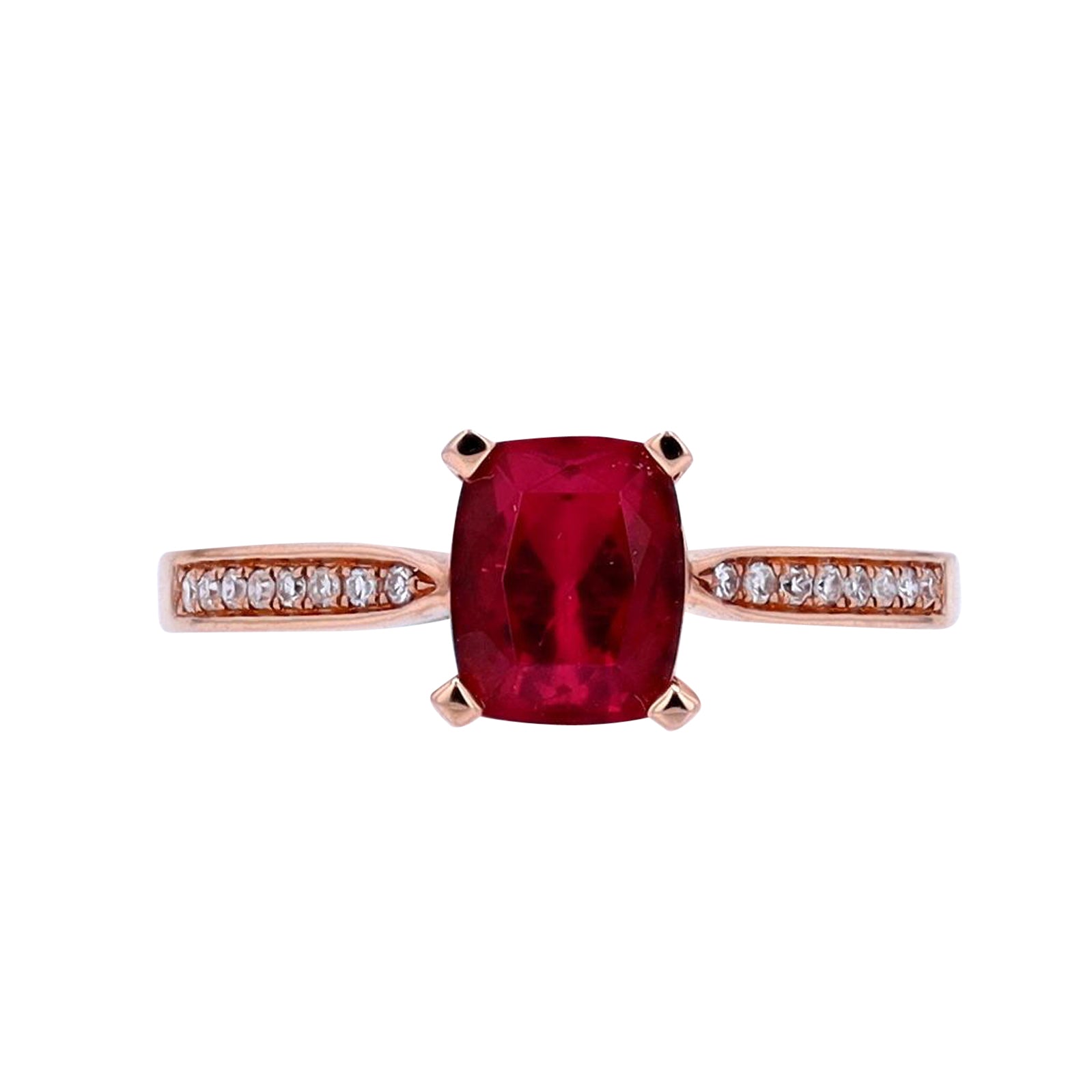 14K EFFY RG 1.42 CT Rubelite Ring