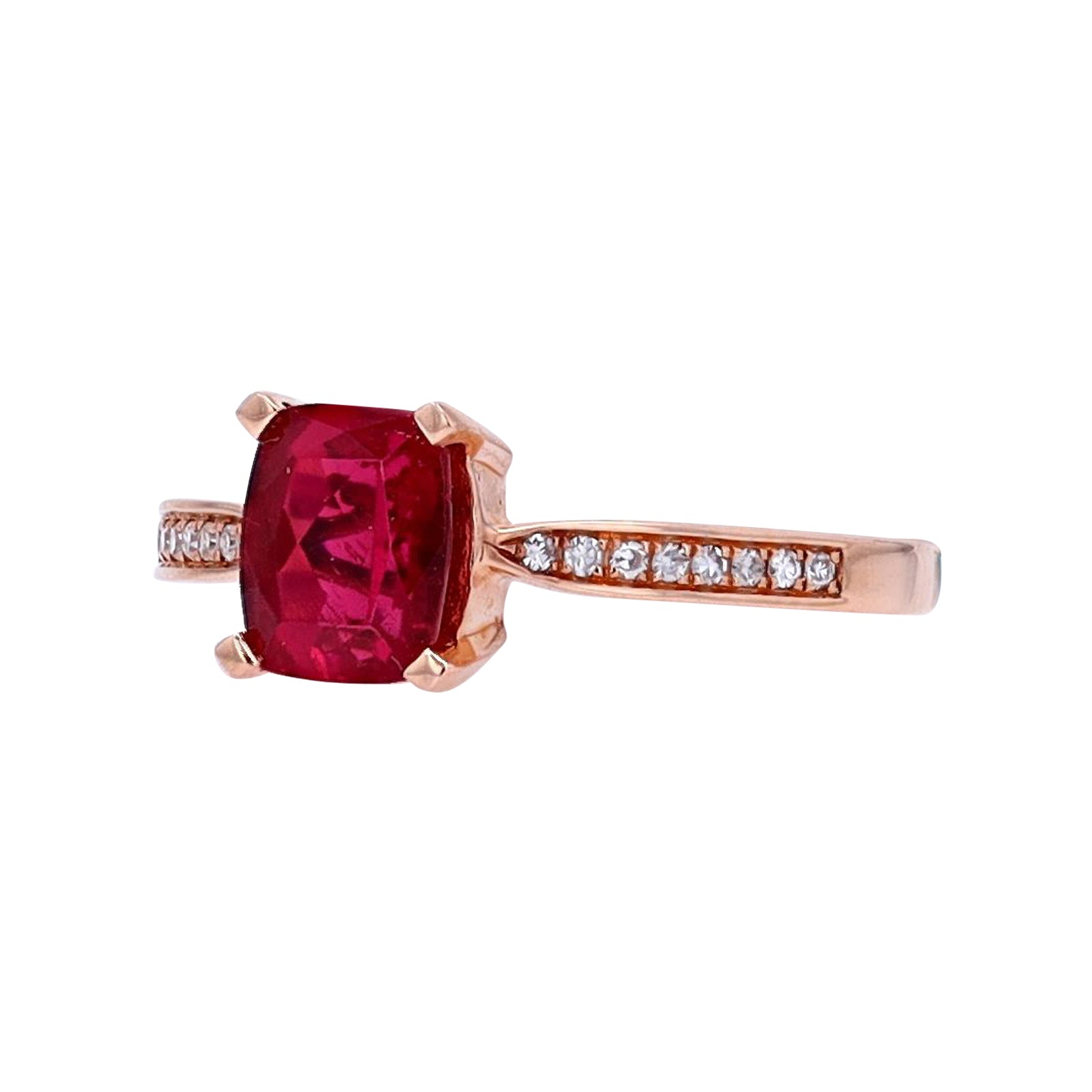 14K EFFY RG 1.42 CT Rubelite Ring