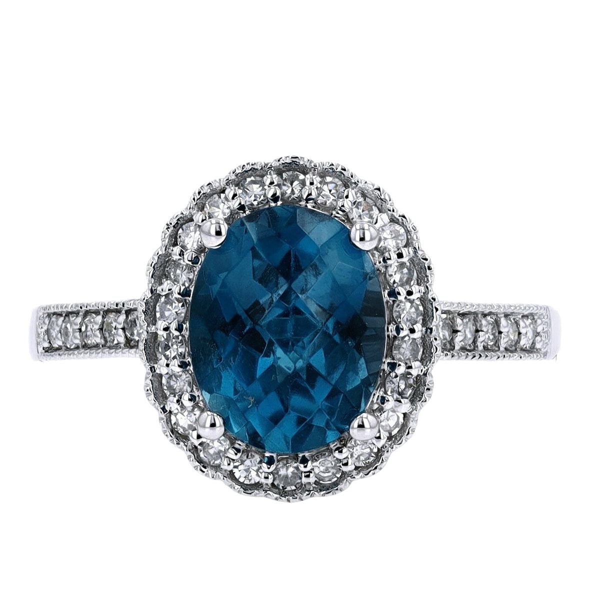 14K Oval Gemstone Ring<p><strong>More Colors Available</p></strong>