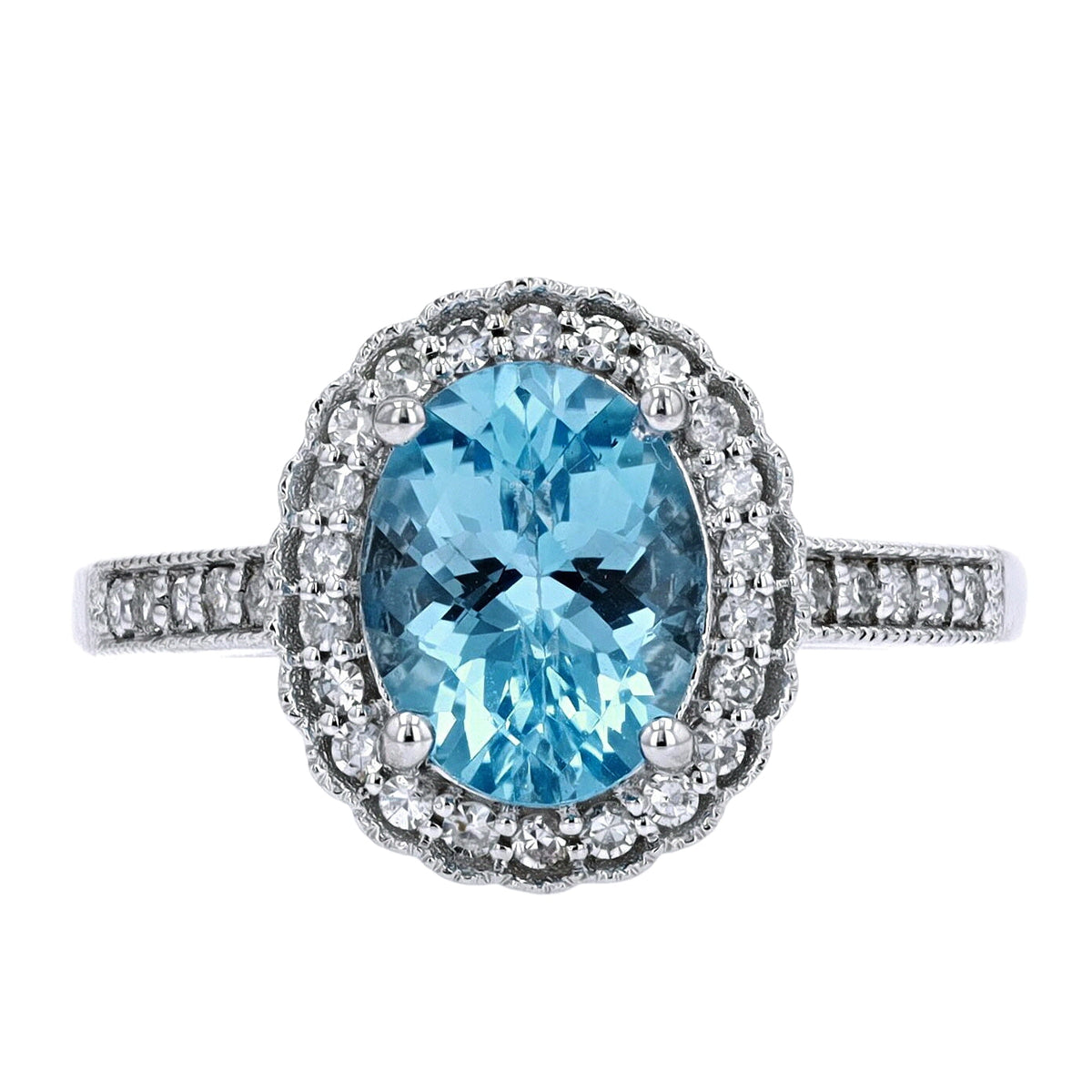 14K Oval Gemstone Ring<p><strong>More Colors Available</p></strong>