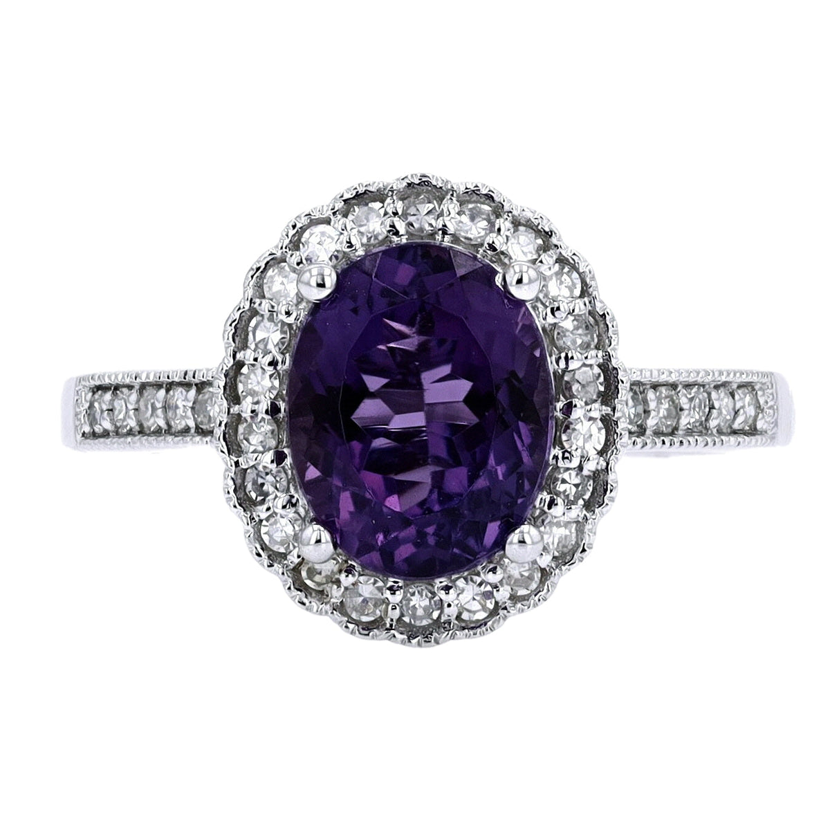 14K Oval Gemstone Ring<p><strong>More Colors Available</p></strong>
