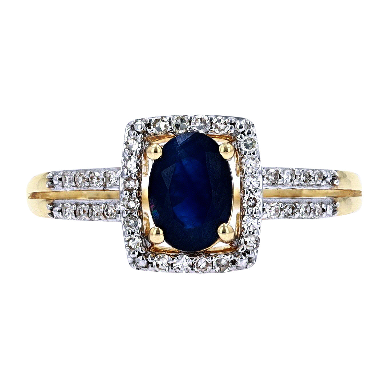 14K Oval Gemstone Ring<p><strong>More Colors Available</p></strong>