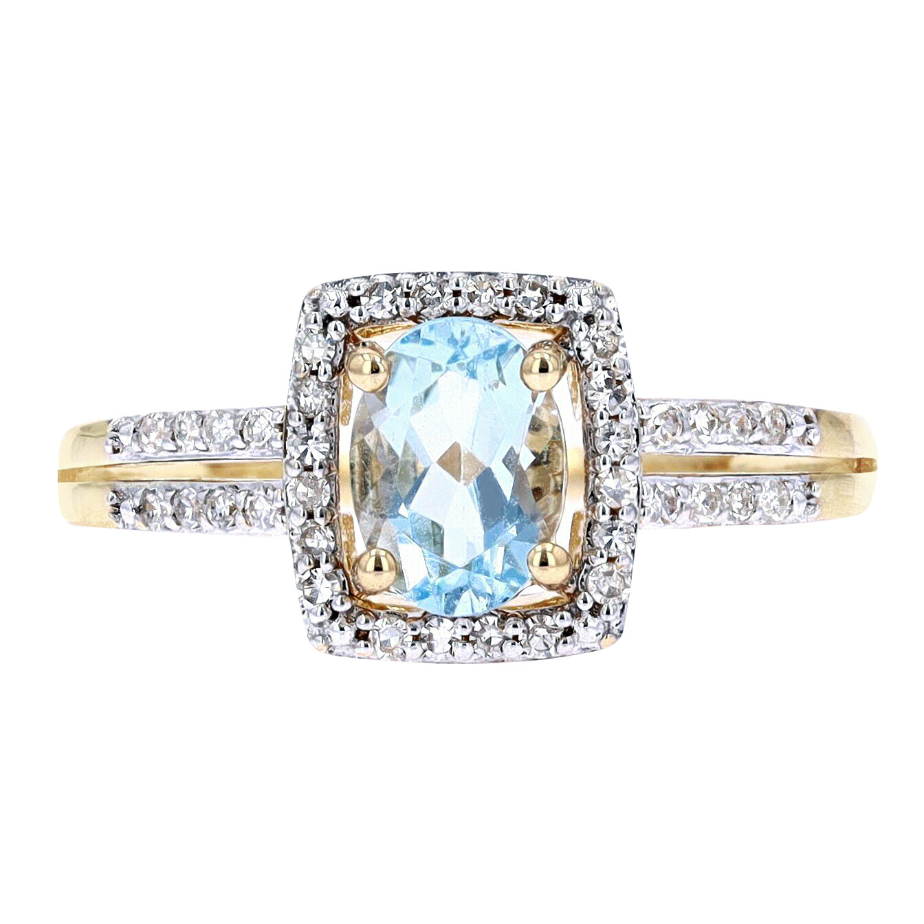 14K Oval Gemstone Ring<p><strong>More Colors Available</p></strong>