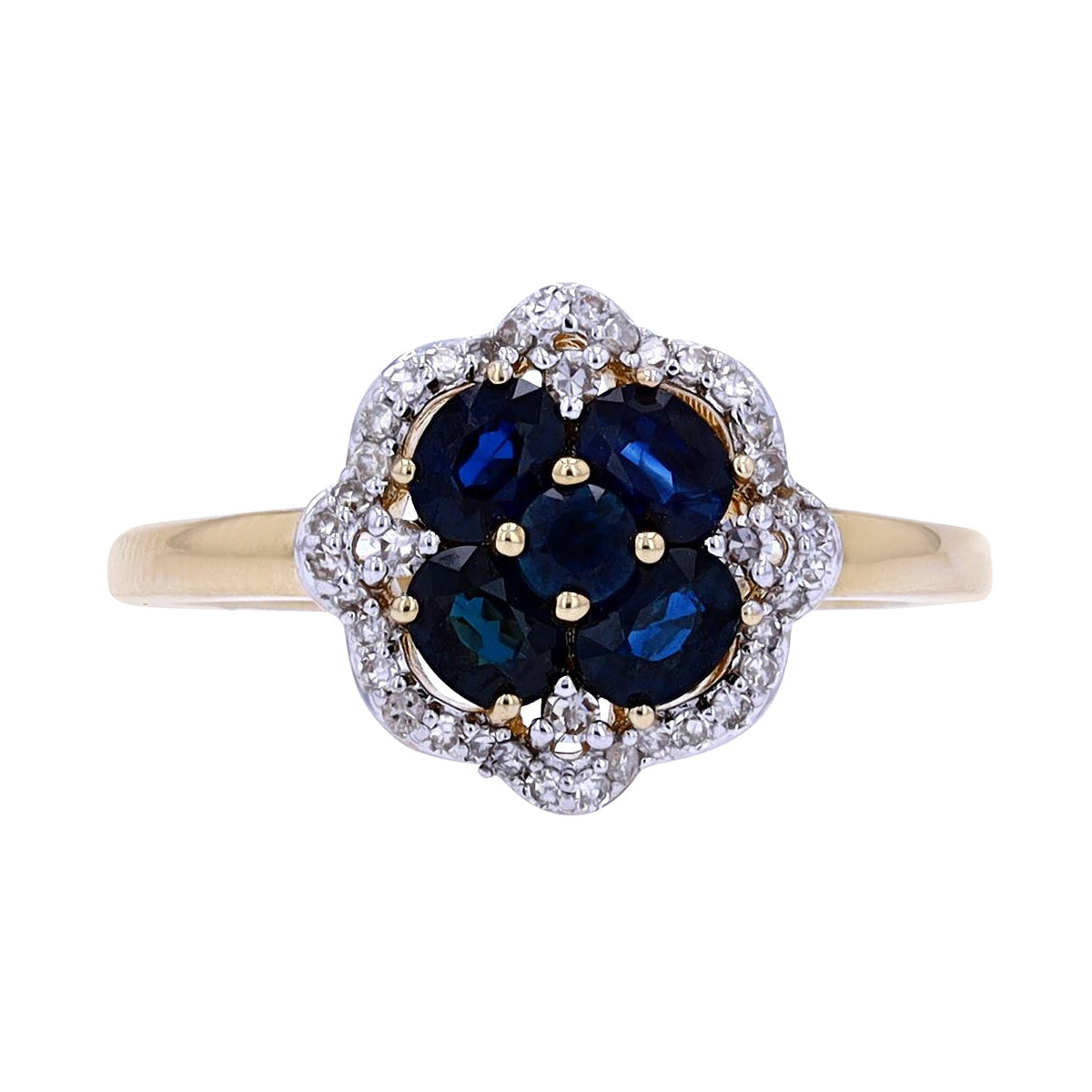 14K Gemstone Cluster Ring<p><strong>More Colors Available</p></strong>