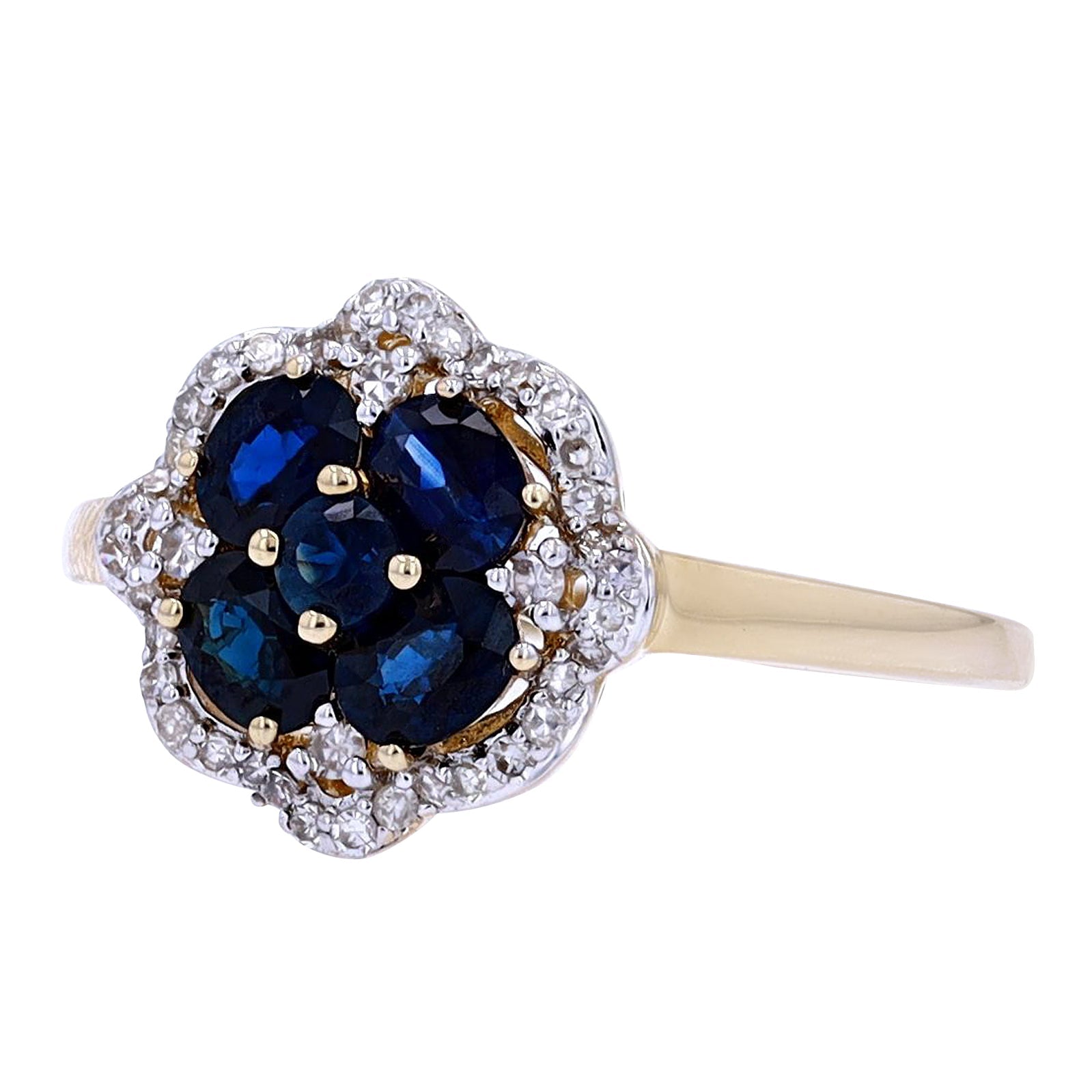 14K Gemstone Cluster Ring<p><strong>More Colors Available</p></strong>