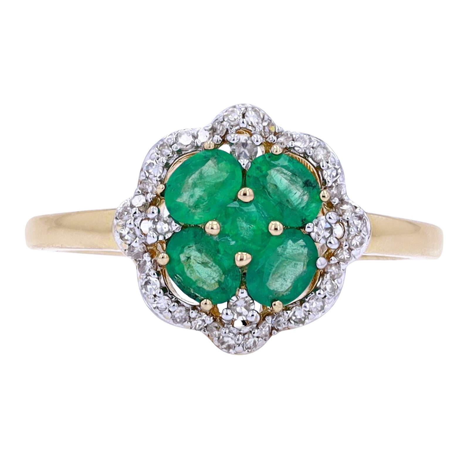 14K Gemstone Cluster Ring<p><strong>More Colors Available</p></strong>
