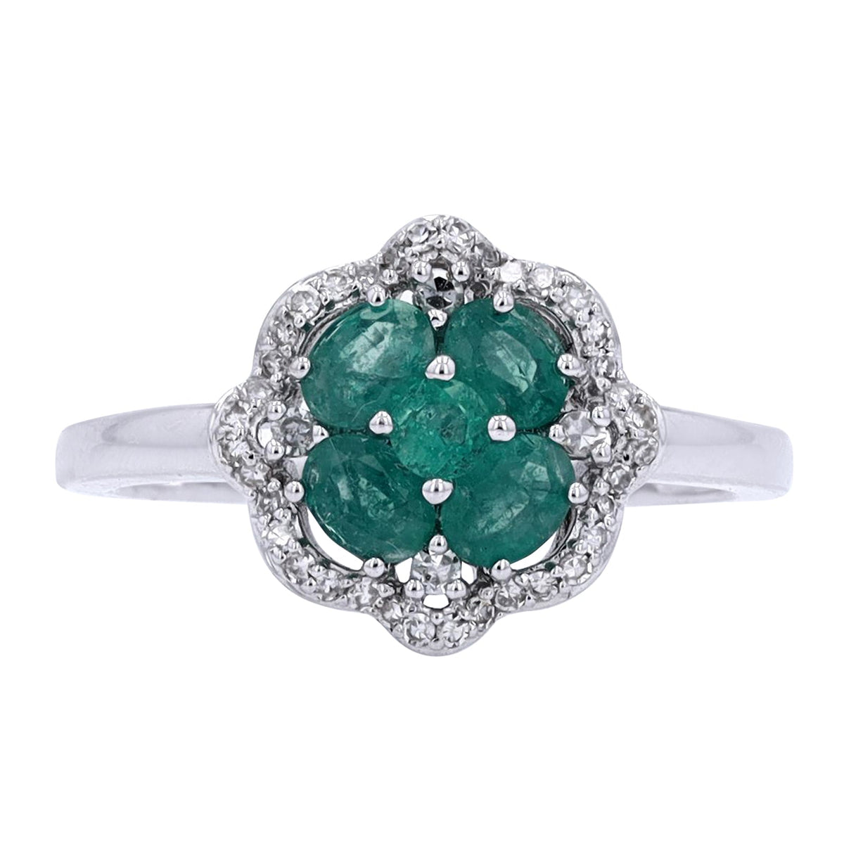 14K Gemstone Cluster Ring<p><strong>More Colors Available</p></strong>