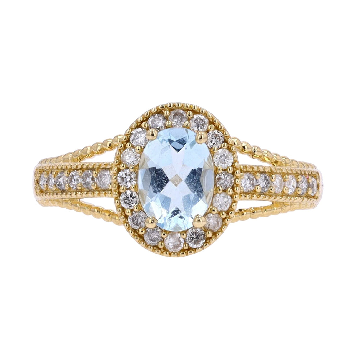 14K Oval Gemstone Ring<p><strong>More Colors Available</p></strong>
